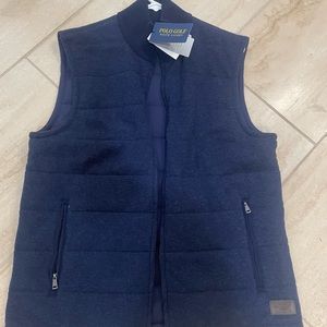 Ralph Lauren Polo men’s L quilted vest. New with tags. 
Retail $235. Sale $75.